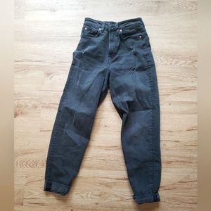 Divided high-waisted dark jeans